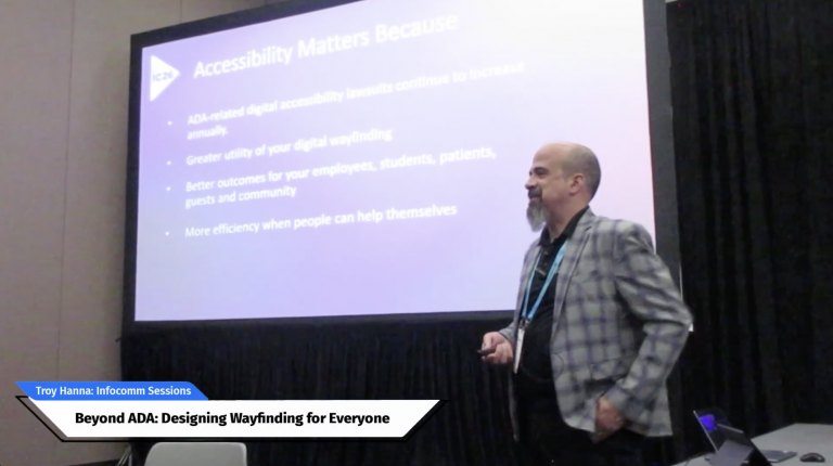 infocomm 2026 ada wayfinding